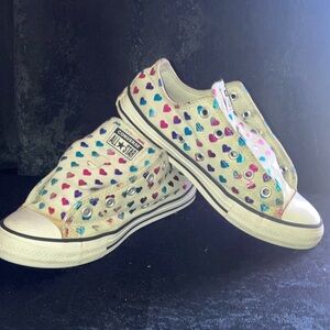 Converse Pink and Blue Sneakers Classic Canvas Style